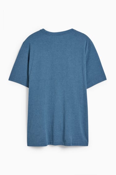 Uomo - T-shirt - blu scuro