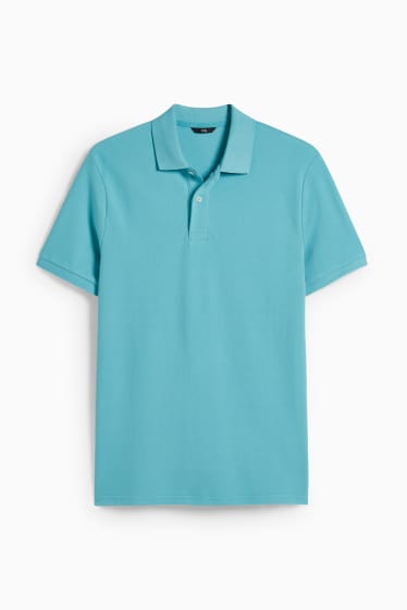 Hommes - Polo - turquoise