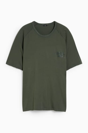 Hommes - T-shirt - vert foncé