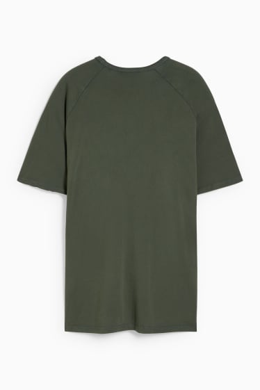 Hombre - Camiseta - verde oscuro