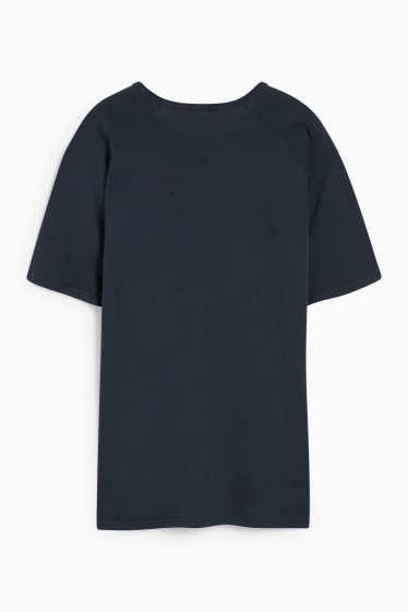 Uomo - T-shirt - blu scuro