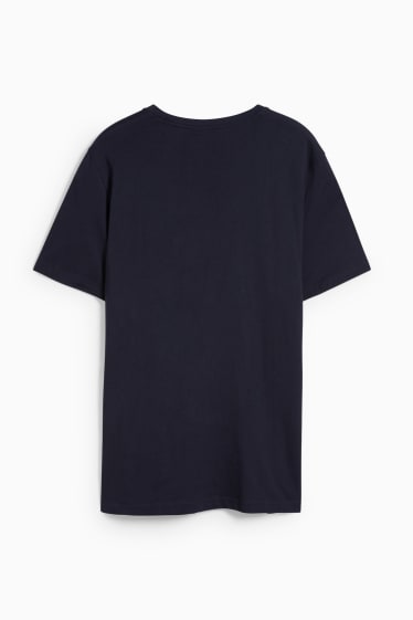 Uomo - T-shirt - blu scuro