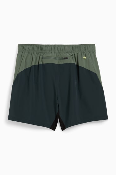 Heren - Sportshorts - 4 Way Stretch - groen