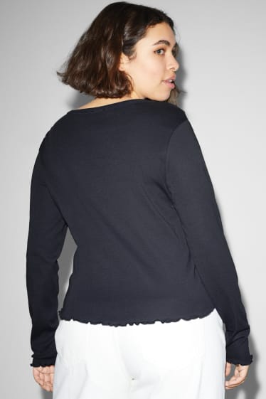 Damen - CLOCKHOUSE - Langarmshirt - schwarz