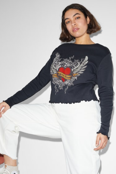 Damen - CLOCKHOUSE - Langarmshirt - schwarz