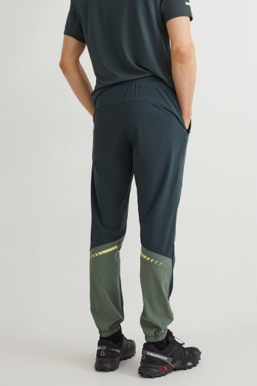 Heren - Sportbroek - 4 Way Stretch - donkergrijs