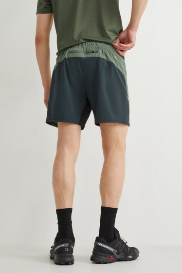 Herren - Funktions-Shorts - 4 Way Stretch - grün