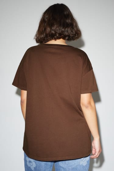 Mujer - CLOCKHOUSE - camiseta - marrón