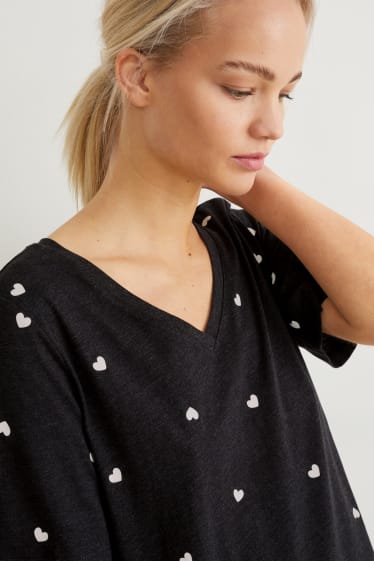 Dona - Camisa de dormir - gris fosc