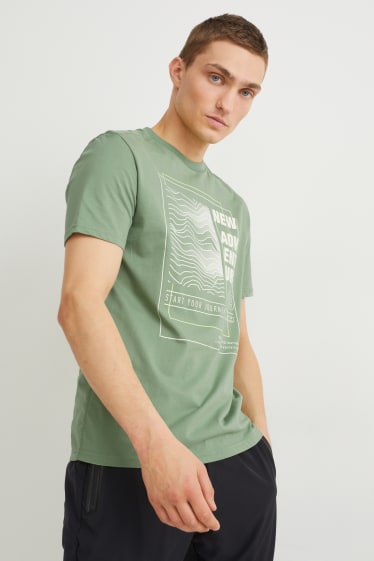 Pánské - Funkční tričko - zelená