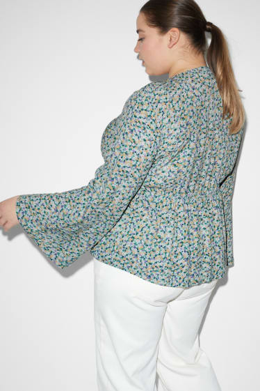 Teens & young adults - CLOCKHOUSE - blouse - floral - green