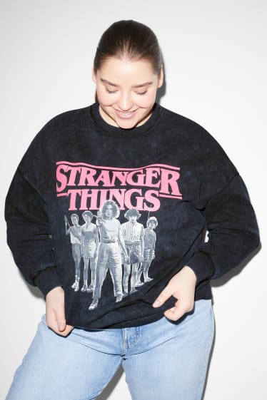 Damen - Sweatshirt - schwarz