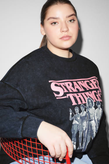 Damen - Sweatshirt - schwarz