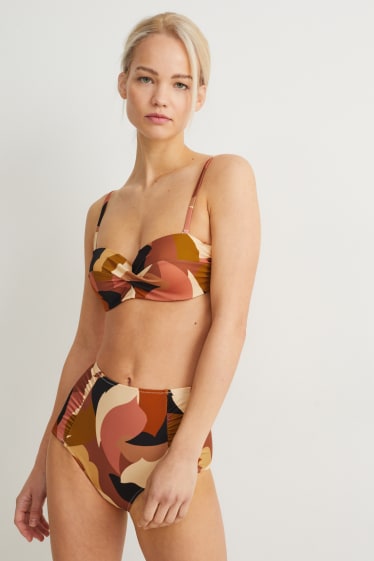 Women - Bikini top - bandeau - padded - LYCRA® XTRA LIFE™ - beige