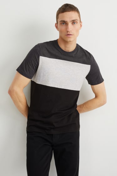 Hommes - T-shirt - gris foncé