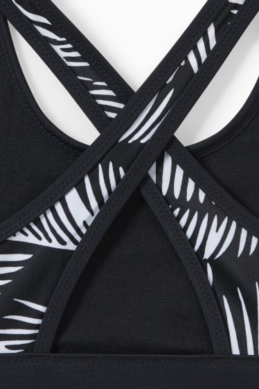Kinder Mädchen - Bikini - LYCRA® XTRA LIFE™ - 2 teilig - schwarz
