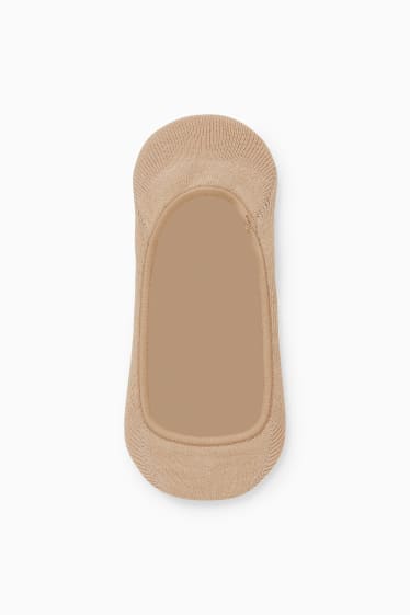 Damen - Multipack 5er - Füßlinge - hellbeige