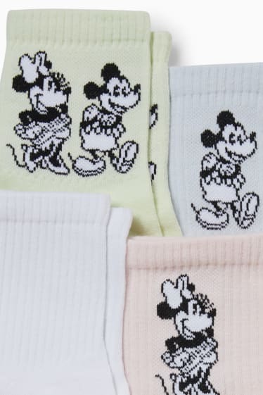 Damen - Multipack 5er - Socken mit Motiv - Disney - rosa
