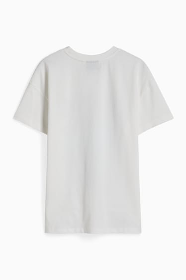 Femmes - CLOCKHOUSE - T-shirt - Pink Floyd - blanc crème