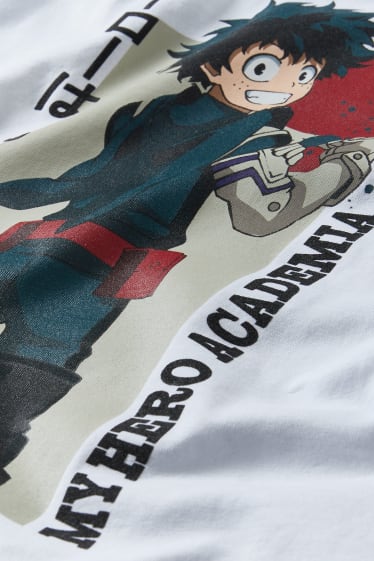 Niños - My Hero Academia - camiseta de manga corta - blanco