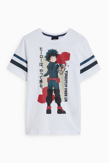 Niños - My Hero Academia - camiseta de manga corta - blanco