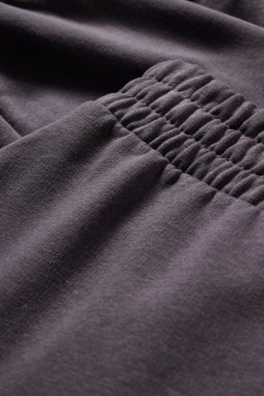 Kobiety - CLOCKHOUSE - spodnie dresowe w stylu bojówek - ciemnoszary