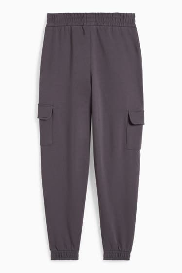 Femmes - CLOCKHOUSE - pantalon de jogging cargo - gris foncé