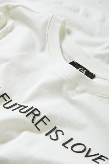 Damen - T-Shirt - weiß
