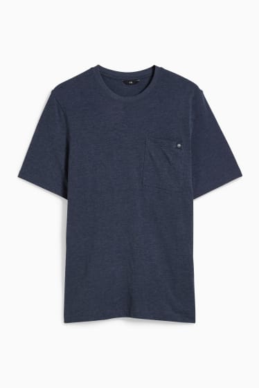 Hommes - T-shirt - bleu foncé