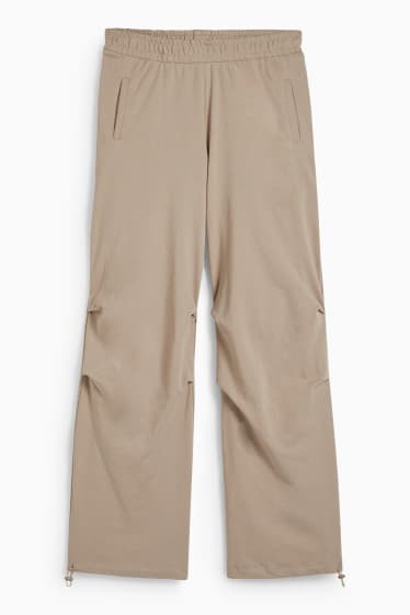 Jóvenes - CLOCKHOUSE - pantalón de deporte - beige claro