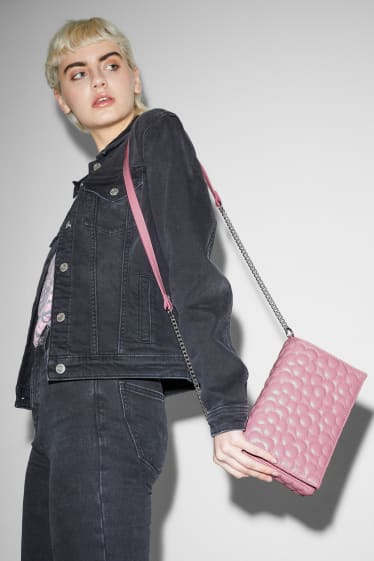 Femmes - CLOCKHOUSE - petit sac à bandoulière - synthétique - rose