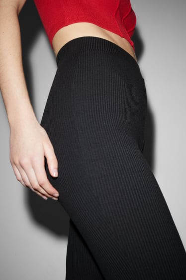 Damen - CLOCKHOUSE - Jersey-Hose - Comfort Fit - schwarz