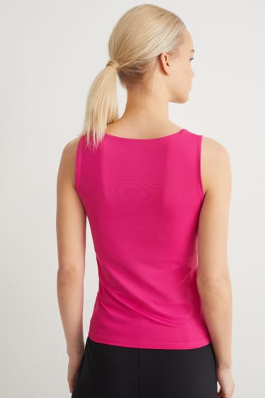 Mujer - Camiseta sin mangas - fucsia