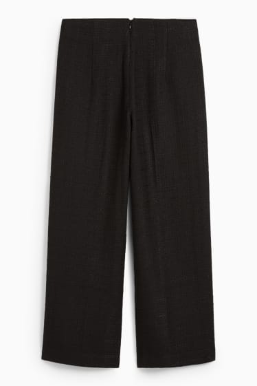 Women - Culottes - high waist - black