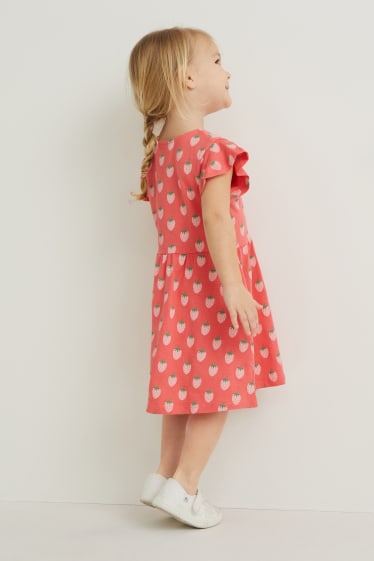 Kinder - Multipack 3er - Kleid - grün / rosa