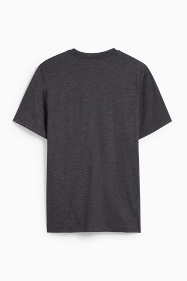 Uomo - T-shirt - grigio scuro-melange