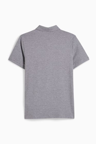 Men - Polo shirt - Flex - gray-melange