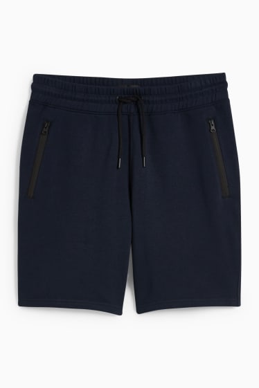 Uomo - Shorts di felpa - blu scuro