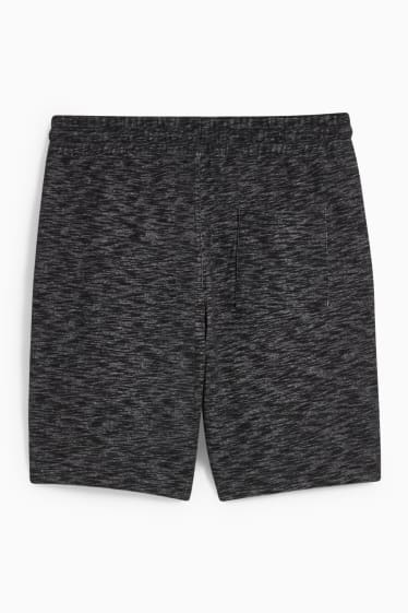 Home - Pantalons curts de xandall - negre jaspiat