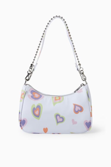 Damen - CLOCKHOUSE - Schultertasche - gemustert - cremeweiß