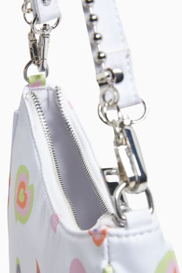 Damen - CLOCKHOUSE - Schultertasche - gemustert - cremeweiß