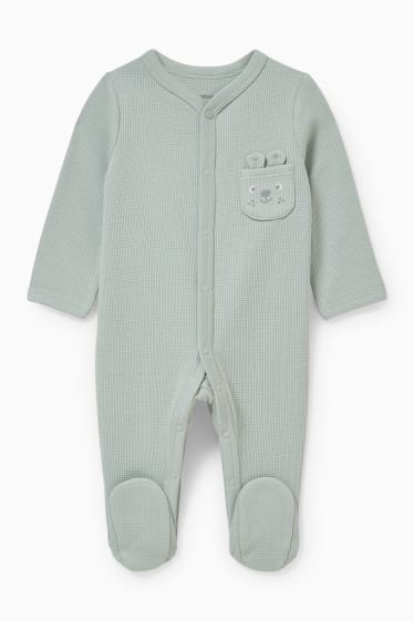 Babies - Baby sleepsuit - mint green
