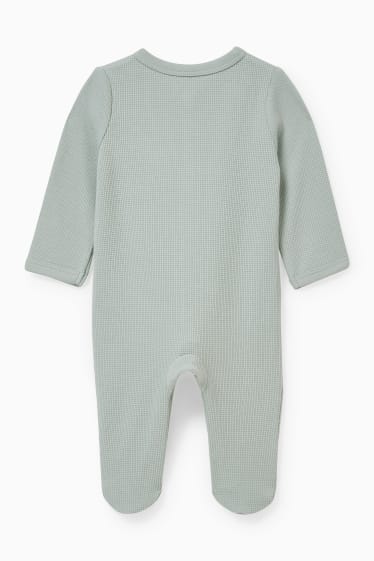 Unisex - Baby-Schlafanzug - mintgrün
