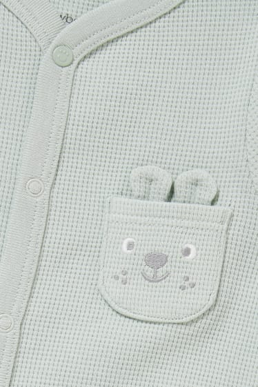 Unisex - Baby-Schlafanzug - mintgrün