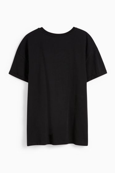 Dona - CLOCKHOUSE - samarreta de màniga curta - Stranger Things - negre