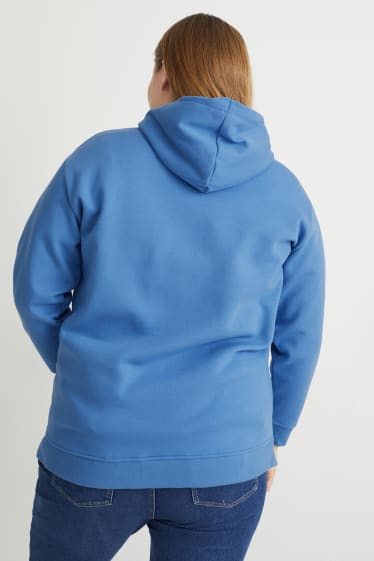 Mujer - Sudadera con capucha - azul