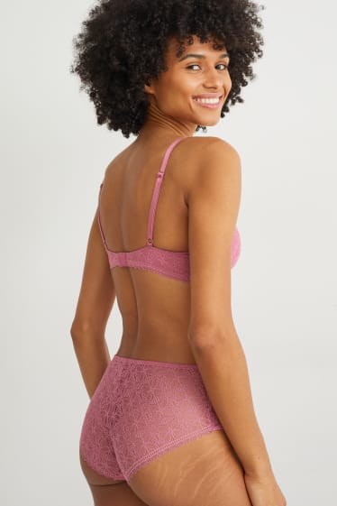 Femmes - Soutien-gorge sans armatures - ampliforme - LYCRA® - rose