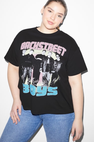 Nastolatki - CLOCKHOUSE - T-shirt - Backstreet Boys - czarny