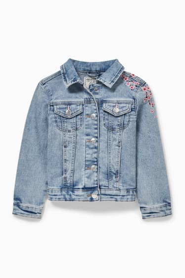 Kinder Mädchen - Jeansjacke - helljeansblau