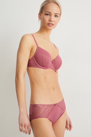 Dona - Calces hipster - LYCRA® - rosa